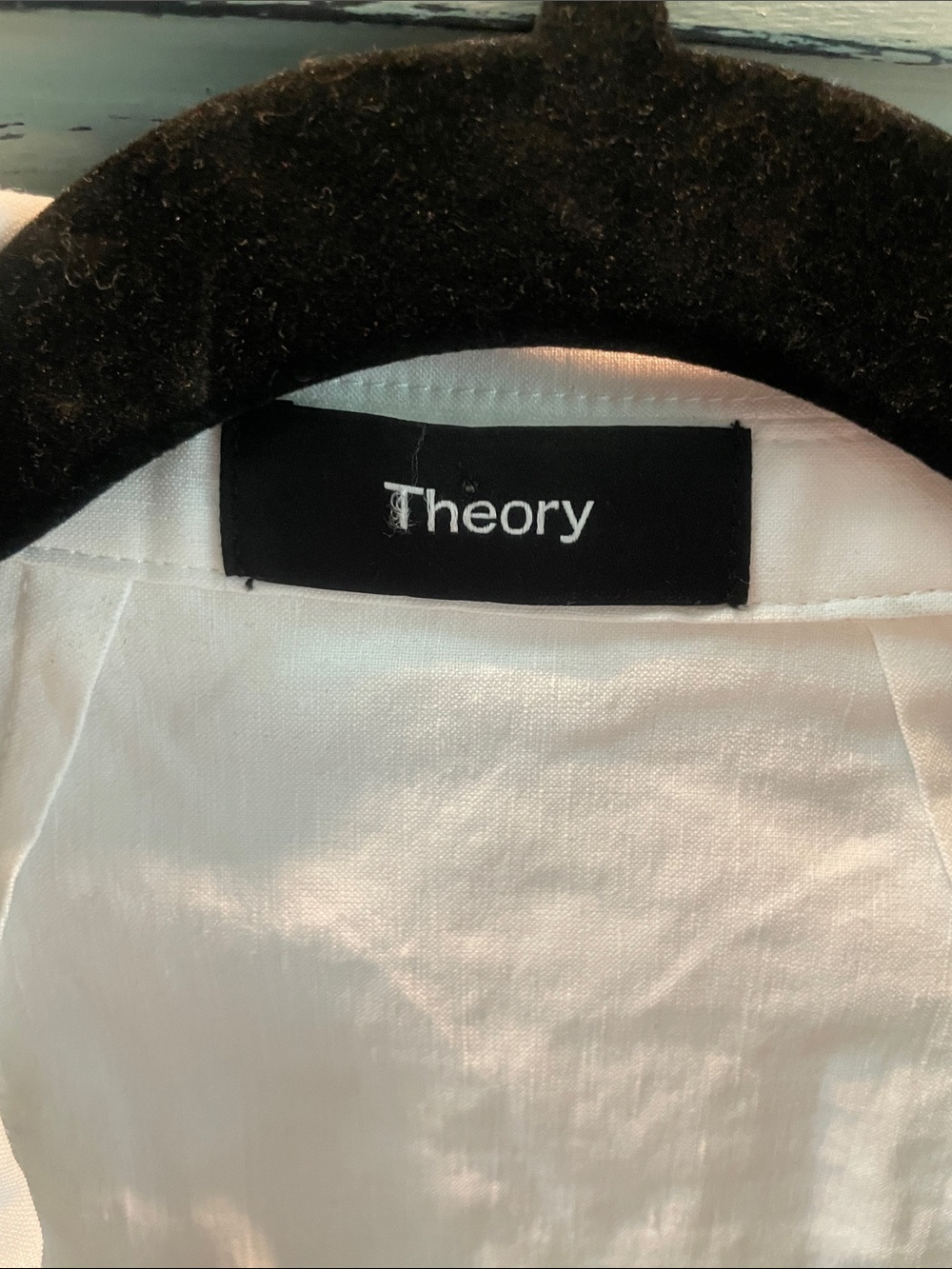 Theory Linen Blend Blazer - Picture 3 of 6